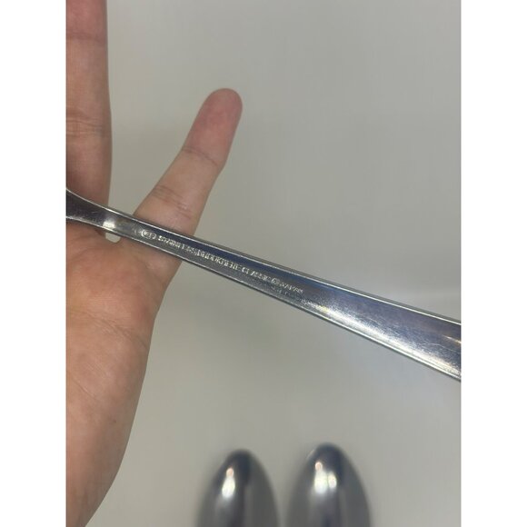 VTG Washington Forge Stainless Steel Brookmere Classic Set Of 3 Spoons 7" - Picture 4 of 7